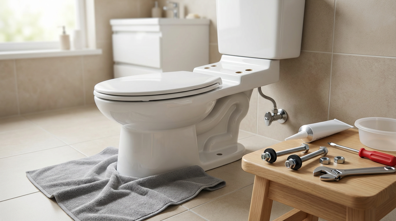Comment changer une vis de fixation réservoir WC cassée